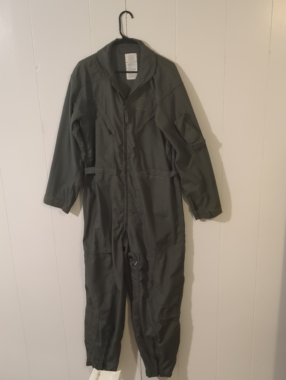 Olive Green Flight Coverall Jumpsuit